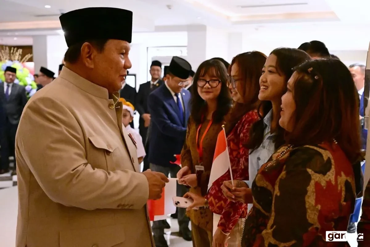 Prabowo disambut hangat mahasiswa dan diaspora Indonesia di India